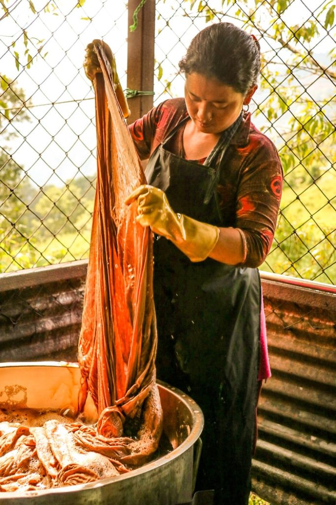 jijivisha nepal natural dye dyeing