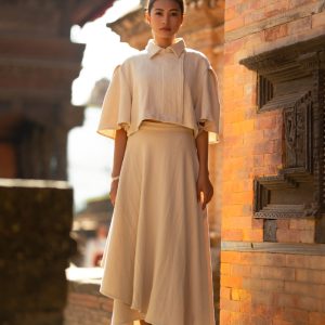 Jijivisha Nepal Sustainable Clothing Bhaktapur Collections Women Nhu Gwa Skirt
