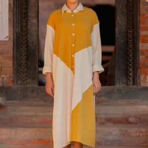 Jijivisha Nepal Sustainable Clothing Bhaktapur Collections Women Pokhari Dress