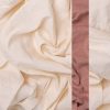 Powder White with Terracotta Rust Piping