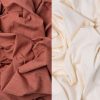 Terracotta Rust / Powder White